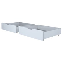 Lincoln Single Rubberwood Bunk Bed with Drawers